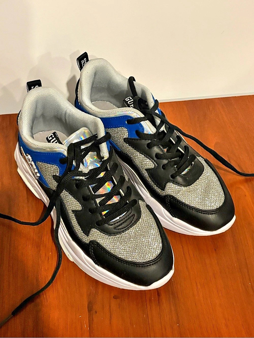 Skechers Street Uno - Stand on Air Glitter Platform Sneakers US 6M Like New